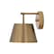 Z-Lite Lilly Wall Sconce, 1-Light, 8 In.W x 9 In.L x 8.5 In.H, Rubbed Brass/Rubbed Brass 2307-1S-RB - alternate 4
